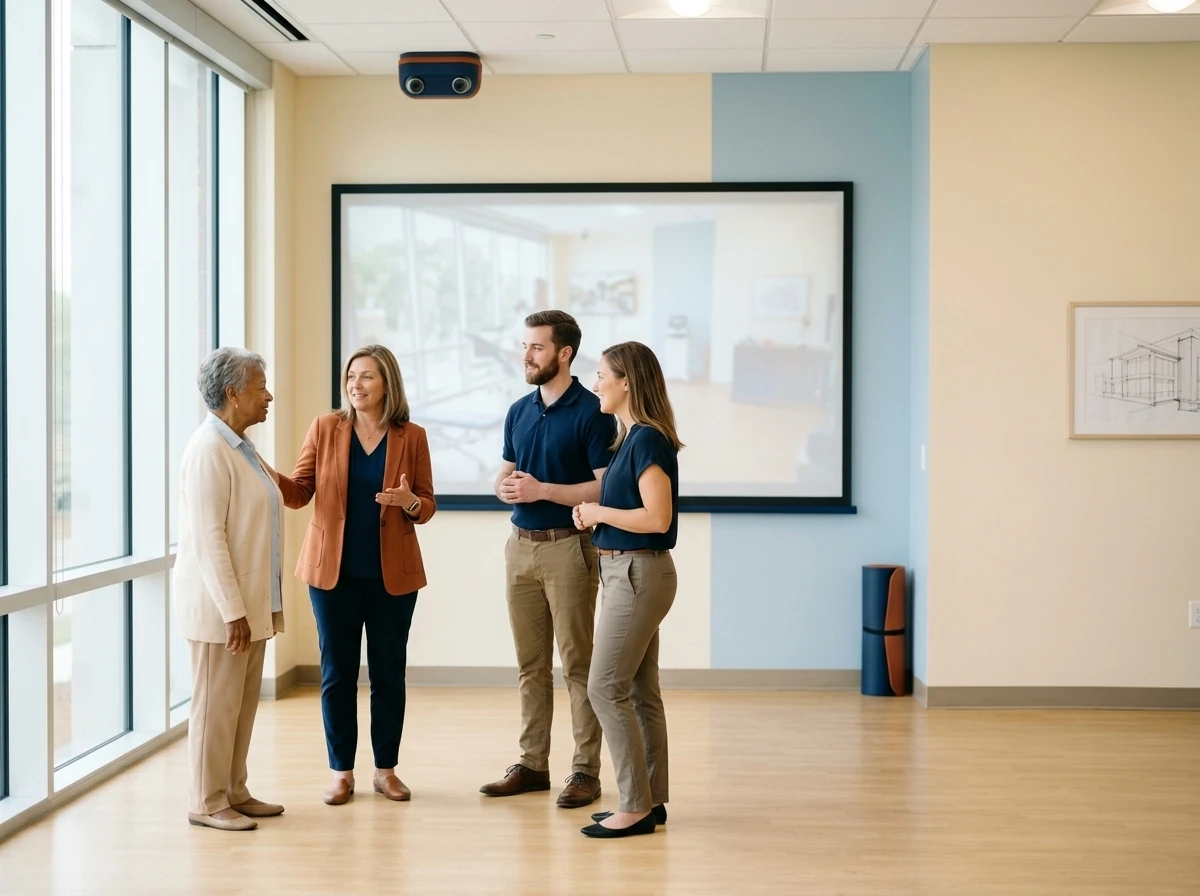 XimFitX team with senior-living and wellness partners