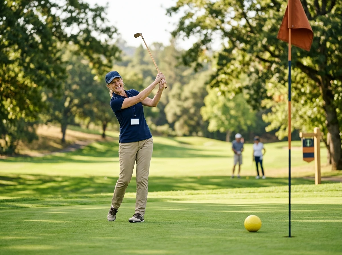 USPGF member on a certified Park Golf course